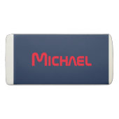 Blue Video Game Controller Eraser (Back)