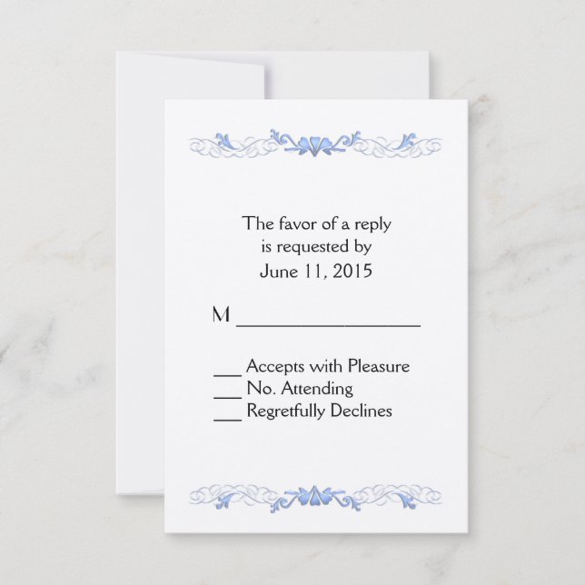 Blue Vine RSVP (Front)