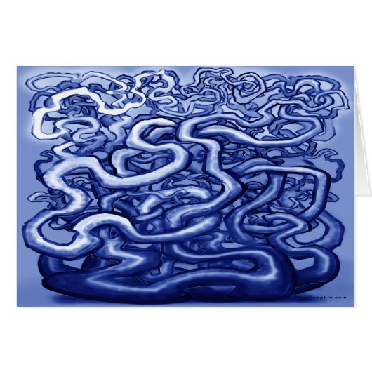 Blue Vines (Front Horizontal)