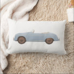 Blue Vintage Car Boys Room Decor Lumbar Pillow<br><div class="desc">Add a finishing touch to your little one's space with this vintage car throw pillow.</div>