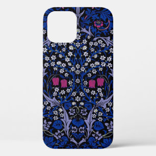 Blue Vintage Floral Pattern, William Morris iPhone 12 Case