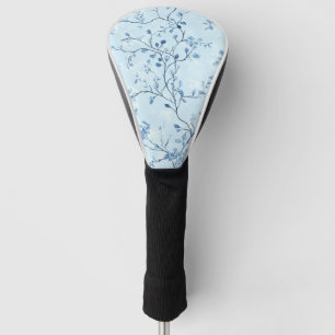 Blue Vintage Floral Toile Pattern (7) Golf Head Cover