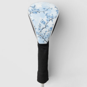 Blue Vintage Floral Toile Pattern (8) Golf Head Cover