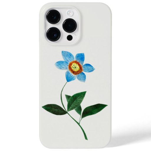 BLUE VINTAGE FLOWER DESIGN Case-Mate iPhone 14 PRO MAX CASE