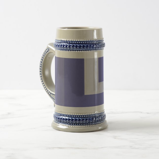 Blue violet 2022 beer stein (Front Left)