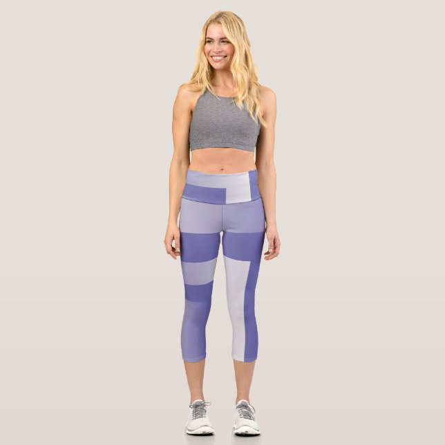 Blue violet 2022 capri leggings (Front)
