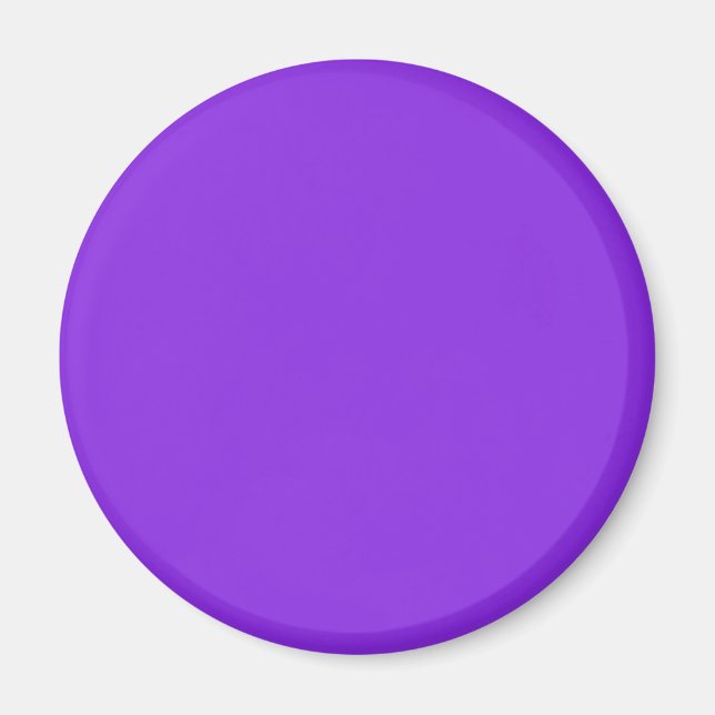 Blue Violet 8A2BE2 Color - Add a Name Option Magnet (Front)