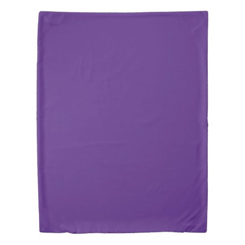 Blue_violet color wheel solid color  duvet cover