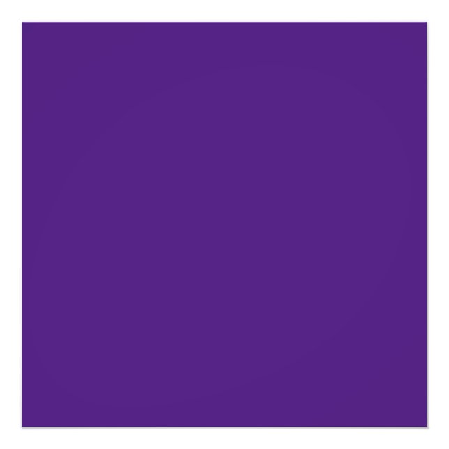 Blue-violet (color wheel) (solid color)  photo print (Front)