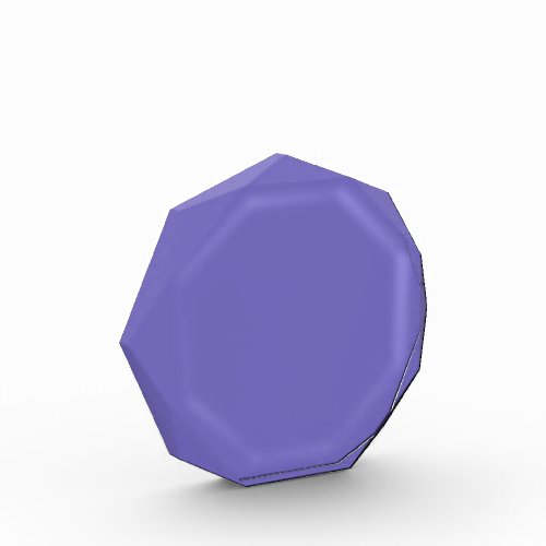 Blue_violet Crayola solid color  Acrylic Award