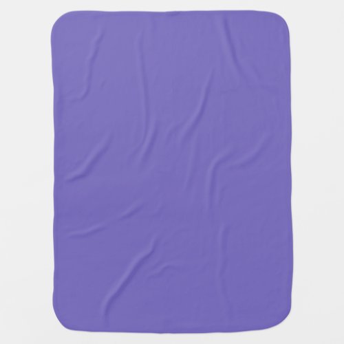 Blue_violet Crayolasolid color  Baby Blanket