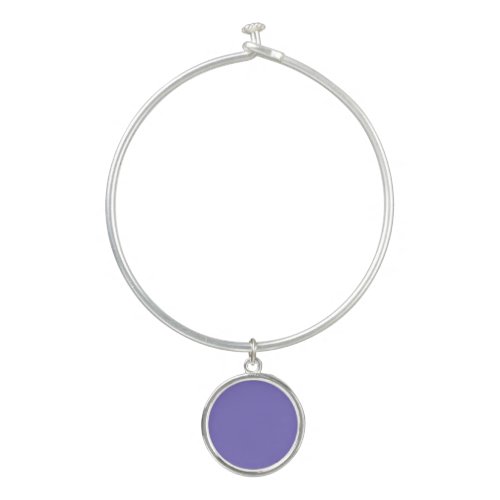 Blue_violet Crayolasolid color  Bangle Bracelet
