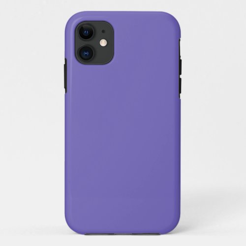 Blue_violet Crayola solid color  iPhone 11 Case