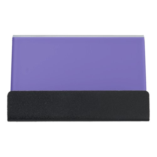 Blue_violet Crayola solid color  Desk Business Card Holder