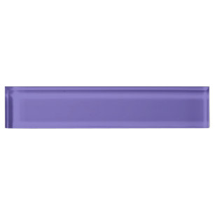 Blue-violet (Crayola) (solid color)  Desk Name Plate