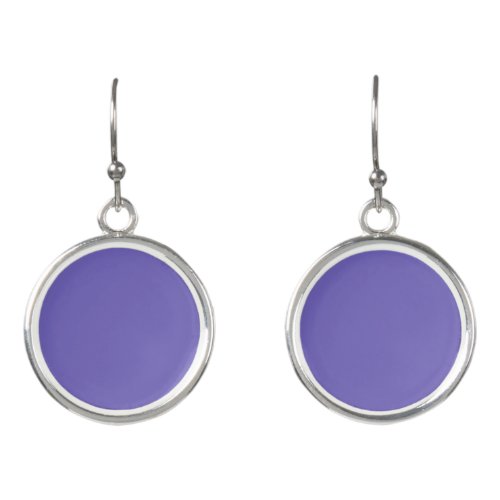 Blue_violet Crayola solid color  Earrings
