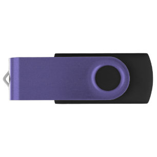 Blue-violet (Crayola) (solid color) Flash Drive