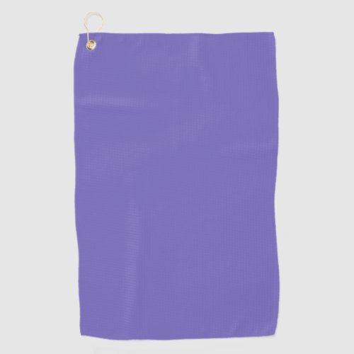 Blue_violet Crayolasolid color  Golf Towel