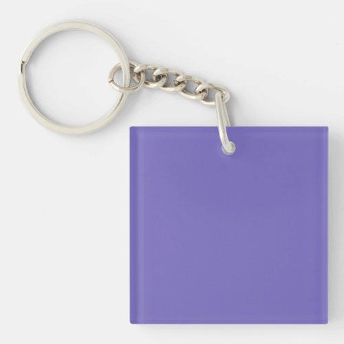 Blue_violet Crayolasolid color  Keychain