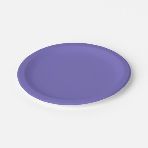 Blue_violet Crayolasolid color  Paper Plates
