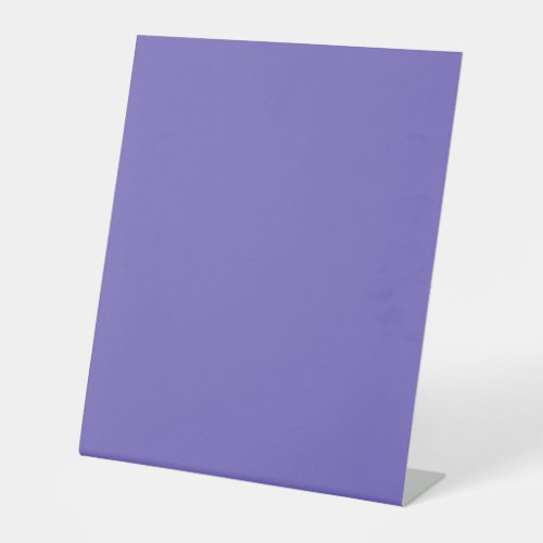 Blue_violet Crayola solid color  Pedestal Sign