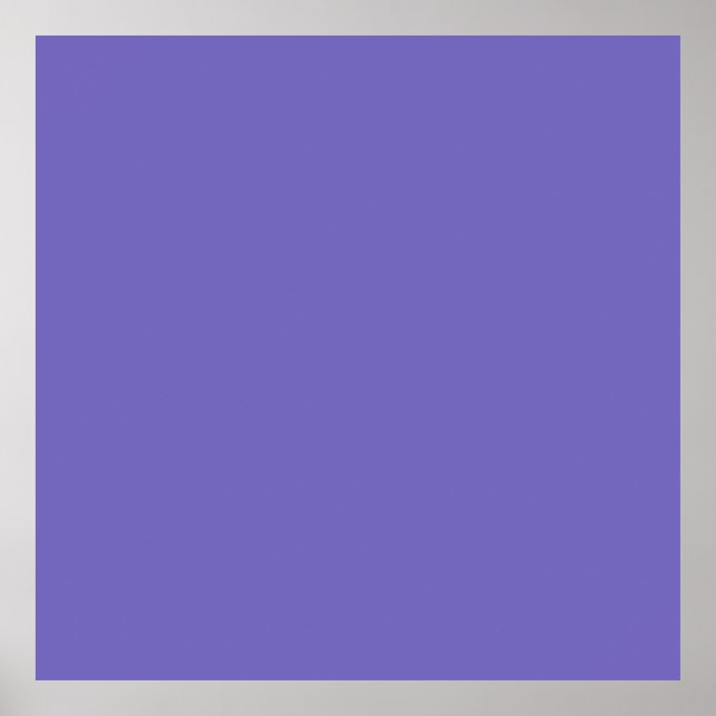 Blue-violet (Crayola) (solid color)  Poster (Front)