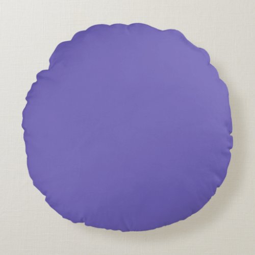 Blue_violet Crayolasolid color  Round Pillow