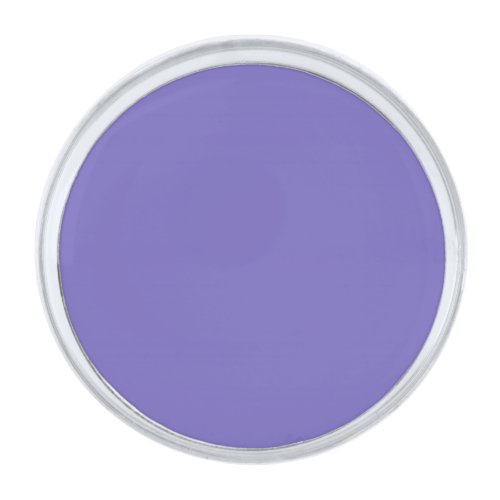Blue_violet Crayola solid color  Silver Finish Lapel Pin