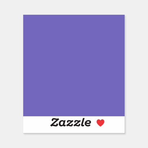 Blue_violet Crayola solid color  Sticker