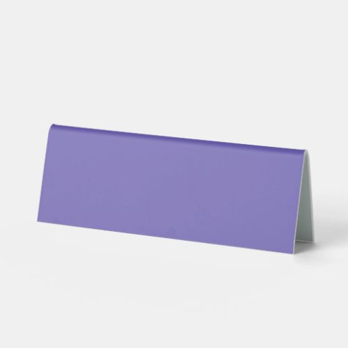 Blue_violet Crayola solid color  Table Tent Sign