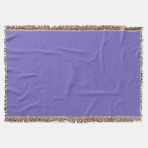 Blue_violet Crayolasolid color  Throw Blanket