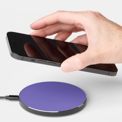 Blue_violet Crayola solid color  Wireless Charger