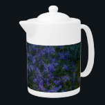 Blue Violet Garden Teapot<br><div class="desc">A garden of blues and purples on this teapot will be sure to brighten your day. Add the mug and give the set as a gift.</div>