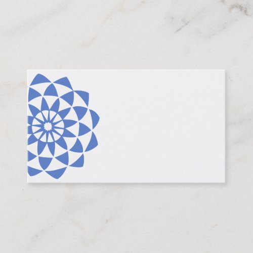Blue Violet Lotus Business Card Templates