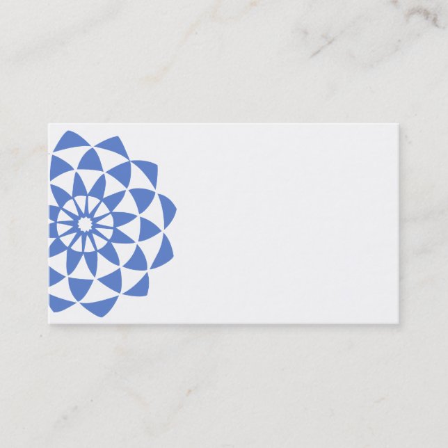 Blue Violet Lotus Business Card (Front)
