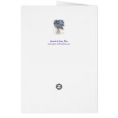 Blue Violet Pansies (Back)