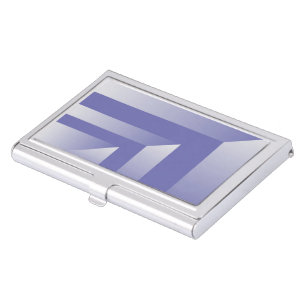 Blue violet shades business card case