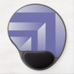Blue violet shades gel mouse pad