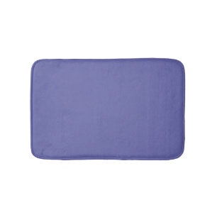 Blue Violet Solid Color Bath Mat