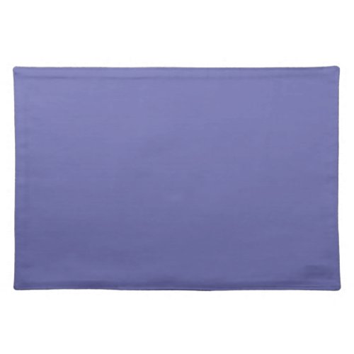 Blue Violet Solid Color Cloth Placemat