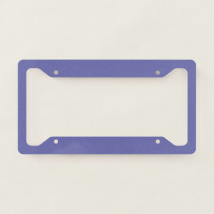 Blue Violet Solid Color License Plate Frame