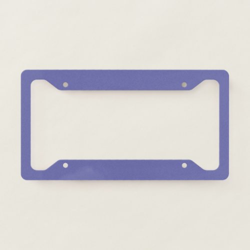 Blue Violet Solid Color License Plate Frame