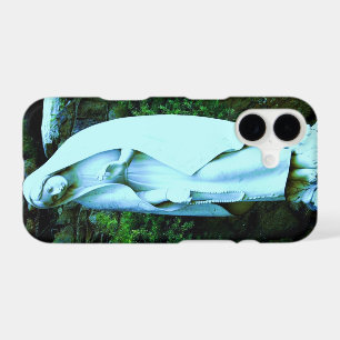 Blue Virgin Mary Statue iPhone 17 Case