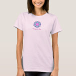 Blue Volleyball Girl T-shirt at Zazzle