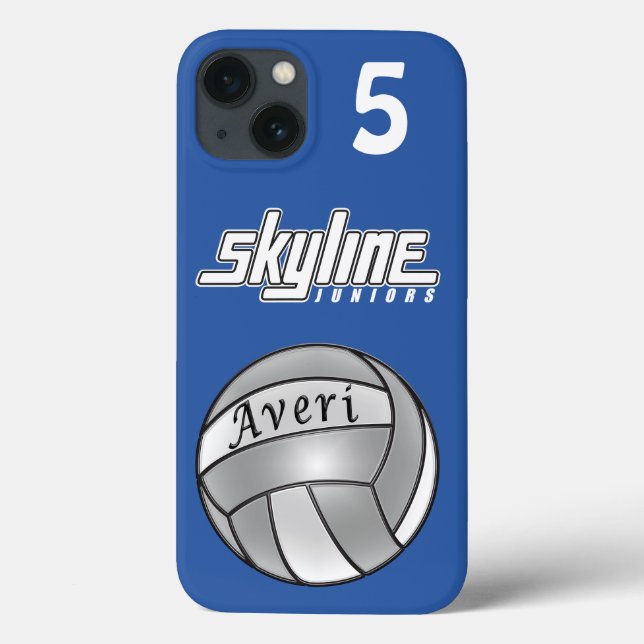 Blue Volleyball iPhone 6 Case Xtreme Tough (Back)