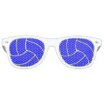 Blue Volleyball Party Shades Sunglasses