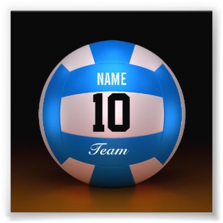 Blue Volleyball Team