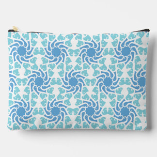 Blue Vortex Accessory Pouch
