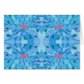 Blue Vortex Greeting Card (Front Horizontal)