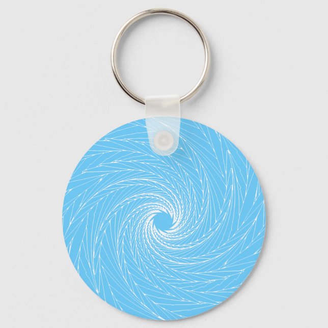 blue vortex keychain (Front)